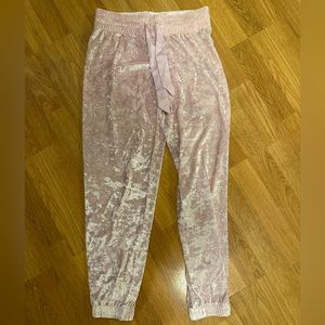 Victoria’s Secret - size XS extra small - light pink velvet pajama pants!
